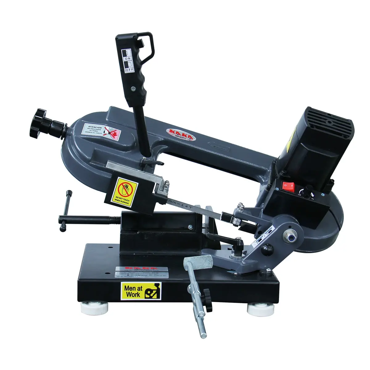 Metal Cutting Band Saw Bs-85, Swivel Frame From 0-45 Degrees, Variable Speed Band Saw Metal Cutting Band Saw, 240V Motor 1