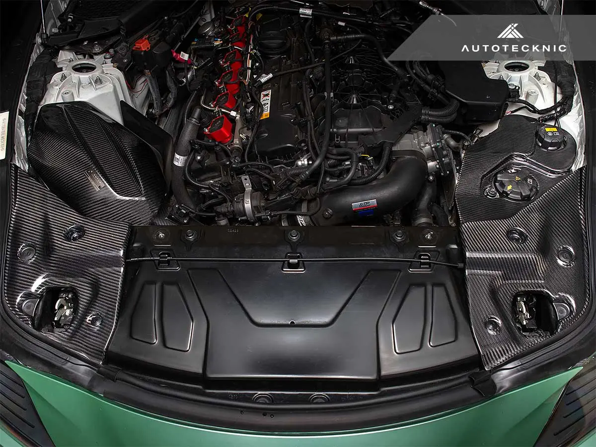 Autotecknic Dry Carbon Fiber Engine Bay Trim - A90 Supra 2