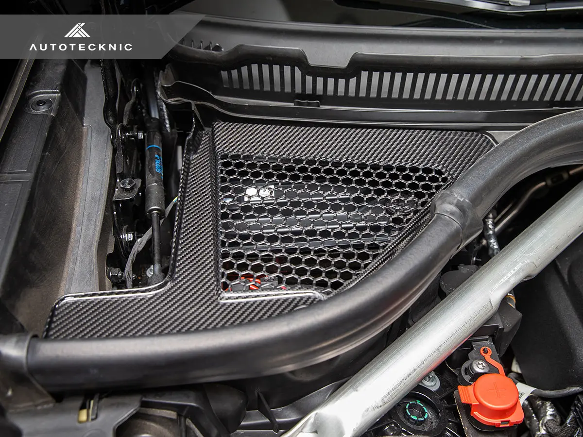 Autotecknic Dry Carbon Engine Cowl Panel Trim Set - F95 X5m | F96 X6m 2