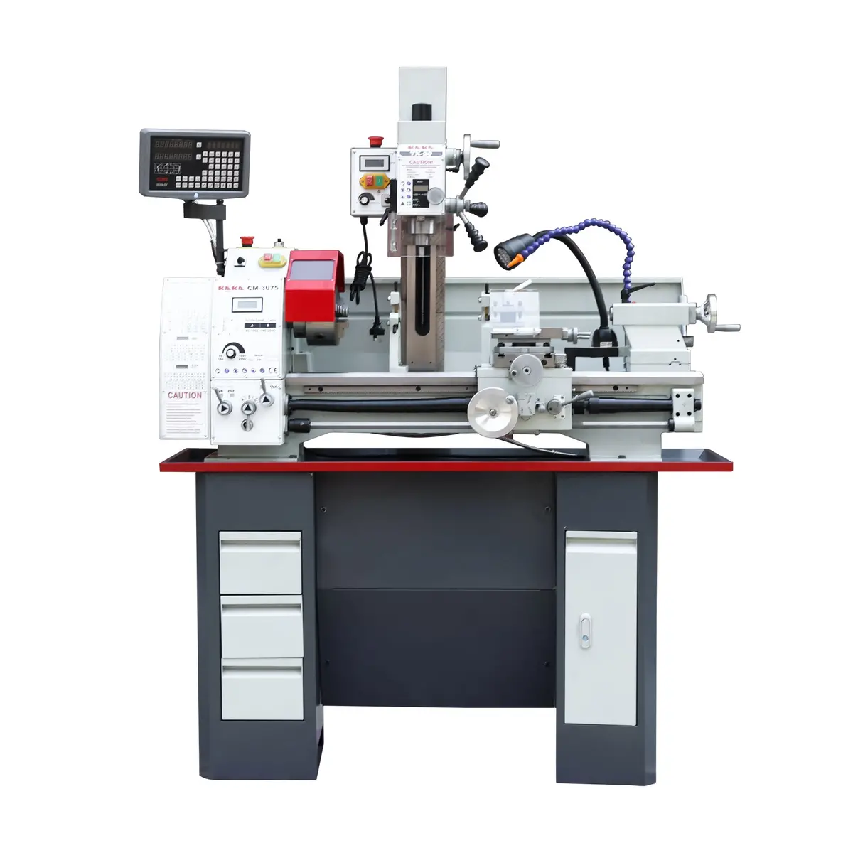 Turn Lathe & Mill Drill Cm3075, Variable Speed Multi-Function Lathe 1
