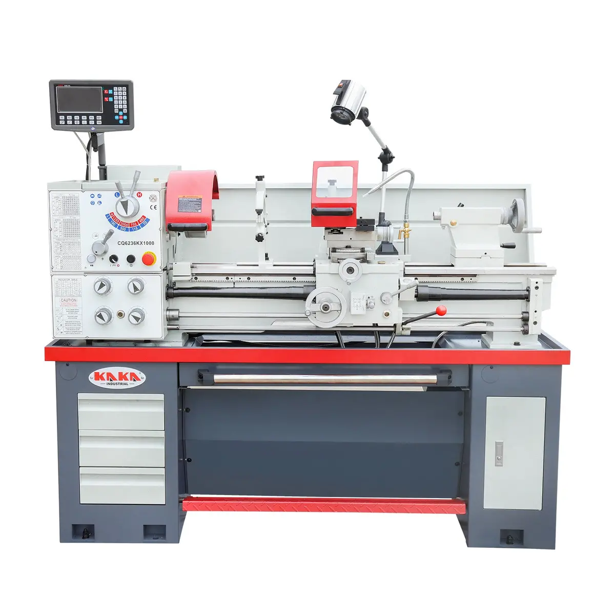 Kang Industrial Cq6236kx1000 Center Lathe, 51Mm Bore Dia., 1000Mm Centers, 360Mm Swing, 415V 1