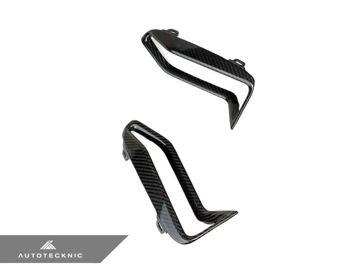 Autotecknic Dry Carbon Front Bumper Grille Trim Set - G20 M340i M-Sport Pre-Lci 1