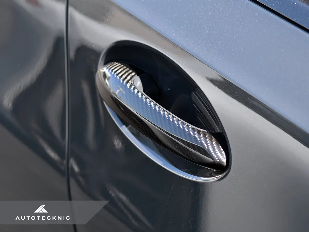Autotecknic Dry Carbon Door Handle Trim Set - F95 X5m | F96 X6m 1
