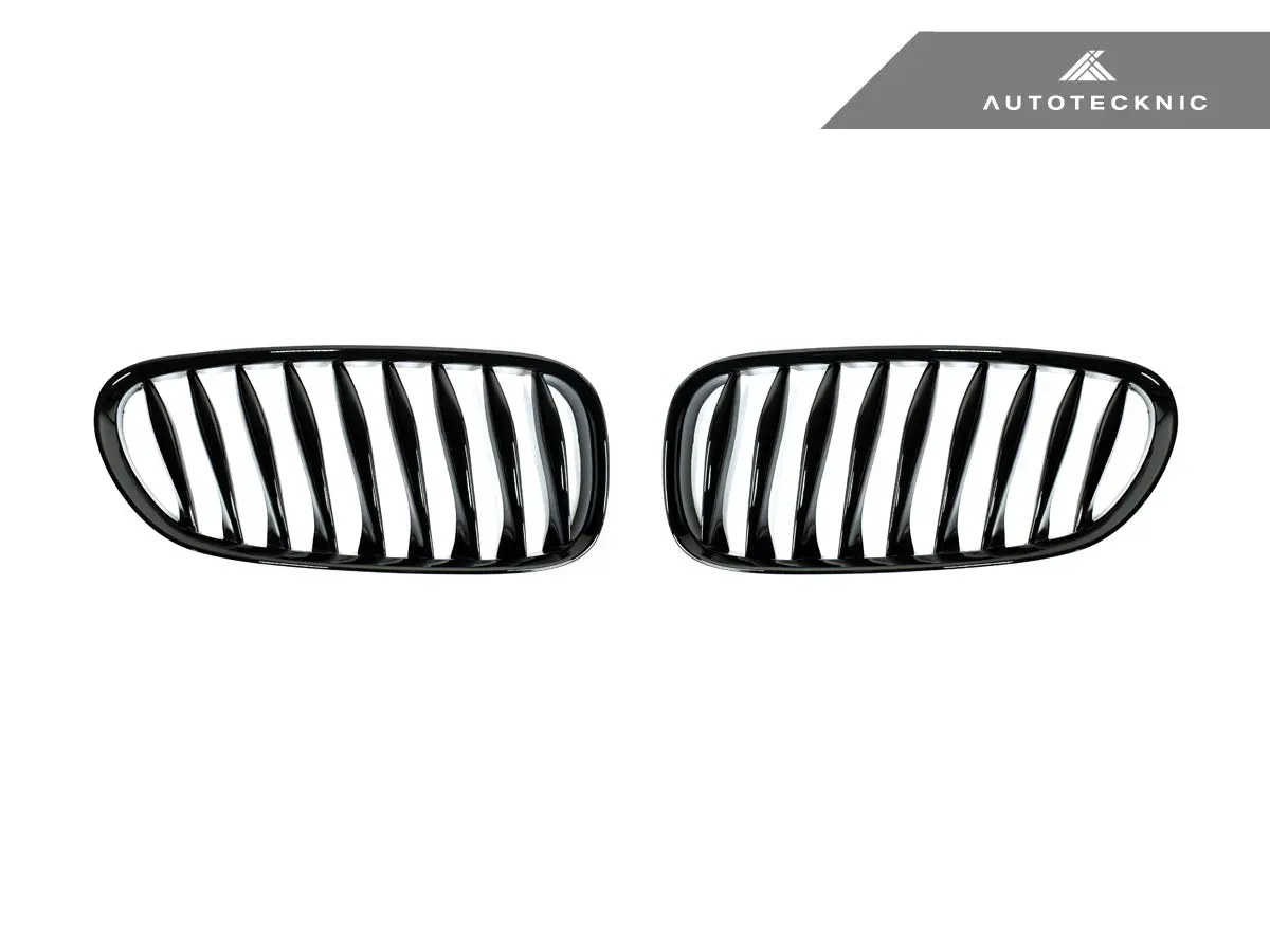 Autotecknic Gloss Black Front Grille Set - E85 Z4 / Z4m 2