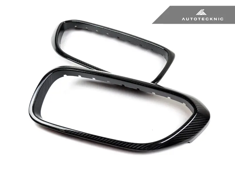 Autotecknic Dry Carbon Fiber Front Grille Covers - G30 5-Series 2