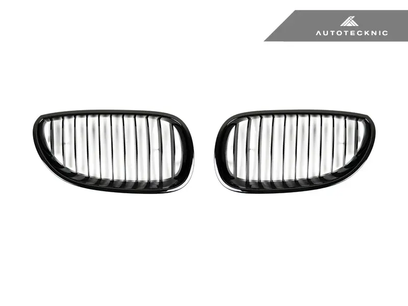 Autotecknic Gloss Black Front Grille Set - E60 5-Series | M5 1