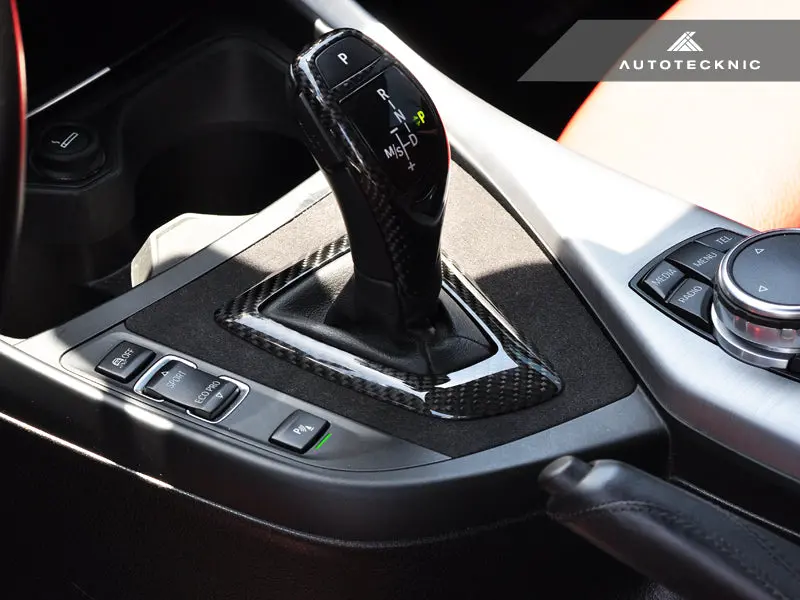 Autotecknic Carbon Alcantara Shift Console Trim - F87 M2 | F20 1-Series | F22 2-Series 2