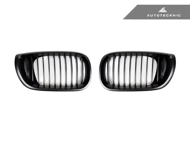 Autotecknic Gloss Black Front Grille Set - E46 3-Series Lci Sedan (2002-2005) 1