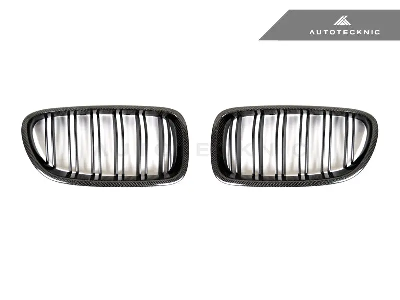 Autotecknic Dual-Slats Carbon Fiber Front Grille Set - F10 5-Series | M5 1