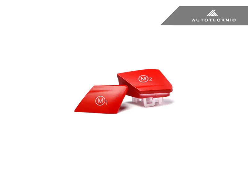 Autotecknic Satin Red M1/ M2 Button Set - F87 M2 1