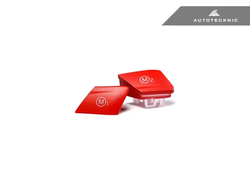 Autotecknic Satin Red M1/ M2 Button Set - F10 M5 Lci 1