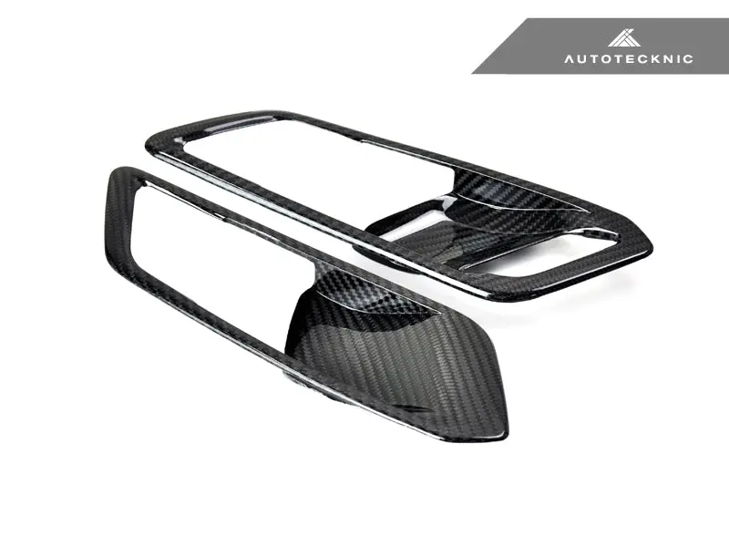 Autotecknic Dry Carbon Interior Door Handle Trim Set - G80 M3 4