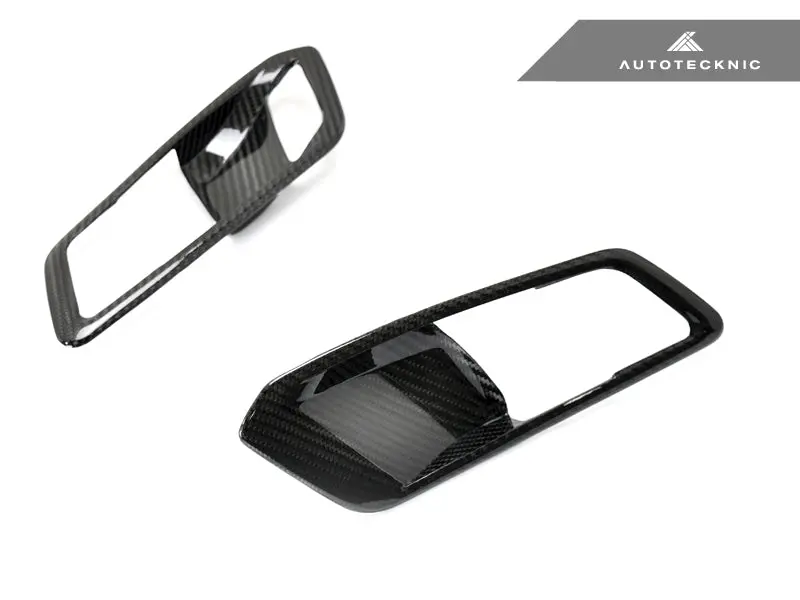 Autotecknic Dry Carbon Interior Door Handle Trim Set - G80 M3 1