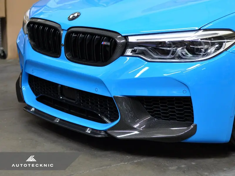 Autotecknic Dry Carbon Fiber Center Front Lip - F90 M5 | F90 M5 Competition Pre-Lci 1