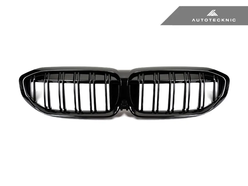 Autotecknic Dual-Slats Gloss Black Front Grille - G20 3-Series Pre-Lci 1