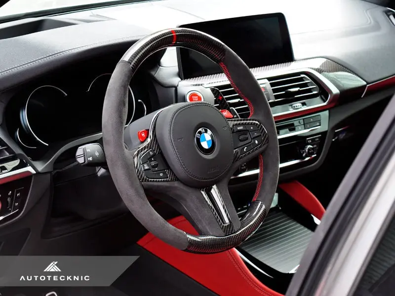 Autotecknic Replacement Carbon Steering Wheel - G14/ G15/ G16 8-Series 1