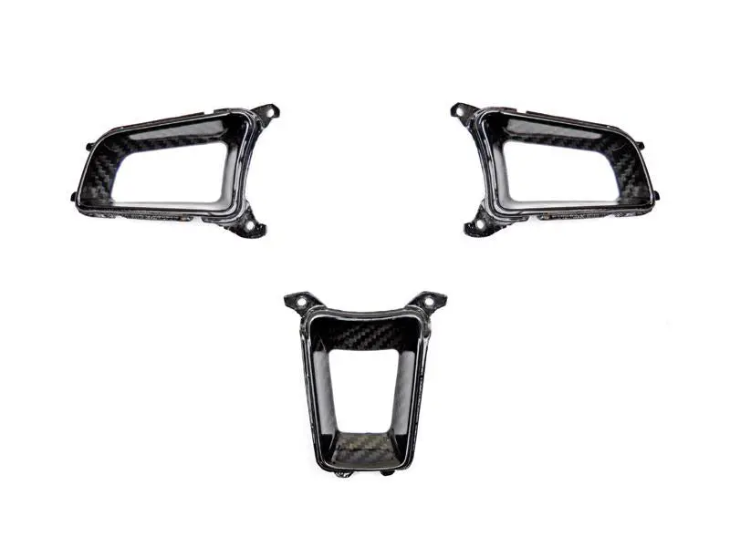 Autotecknic Dry Carbon Steering Wheel Spoke Trim Set - Porsche 991/ 981/ 718 1