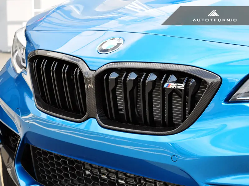Autotecknic Replacement Dry Carbon Grille Surround - F87 M2 Competition 1