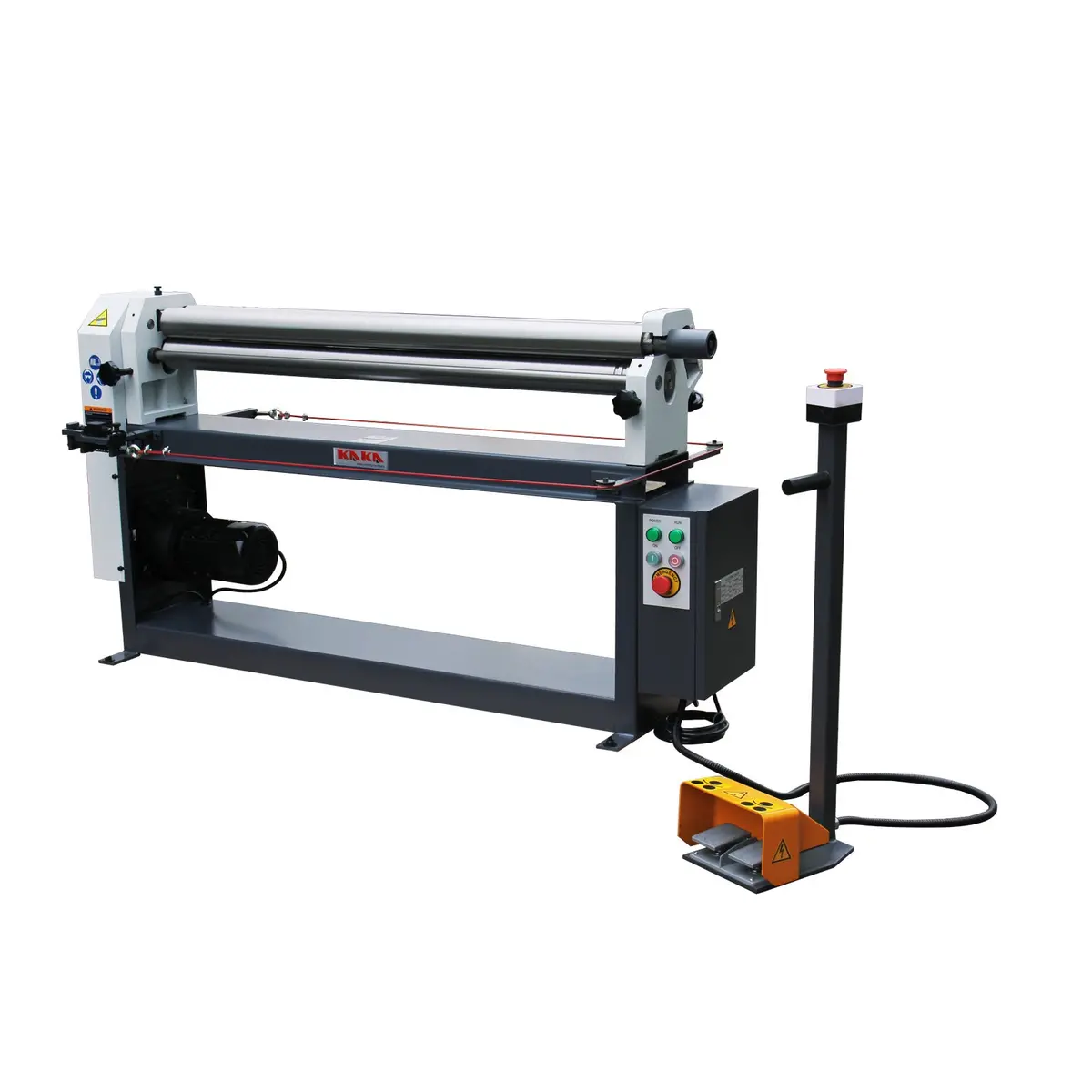 Motorized Plate Curving Rolls Esr-5116, 1300X1.5Mm Sheet Metal Curve Rollers & 75Mm Dia. Roller, Asymmetrical Sheet Roller 1