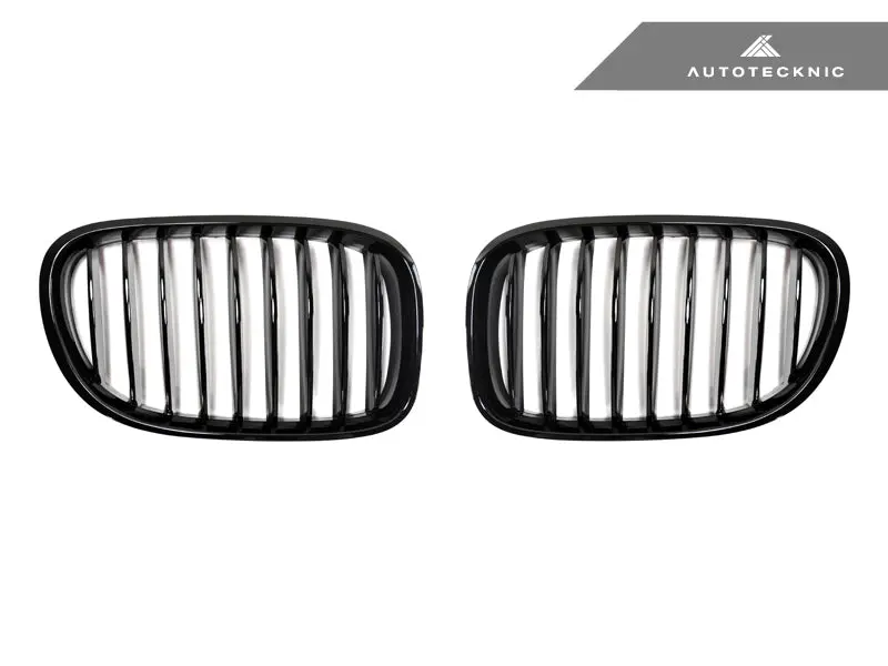Autotecknic Gloss Black Front Grille Set - F01/ F02 7-Series Lci 1
