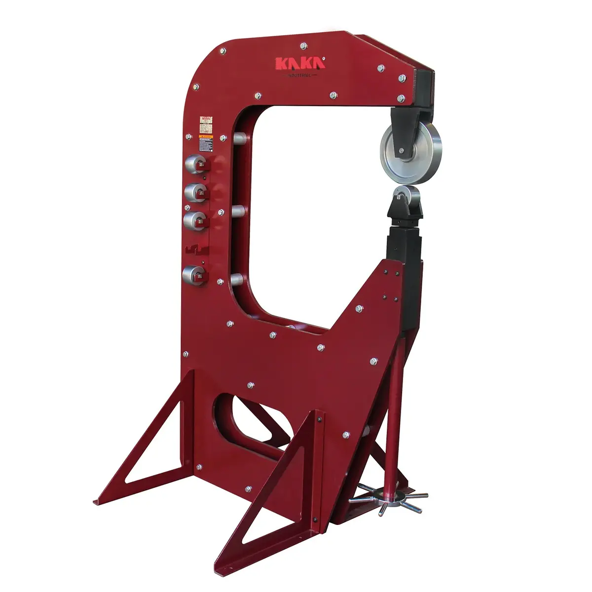 Professional English Wheel F2.0X760, 2.0 Mm Mild Steel Plate, 760 Mm Throat Depth Sheet Metal Shaping C/W 6 Lower Anvils 1