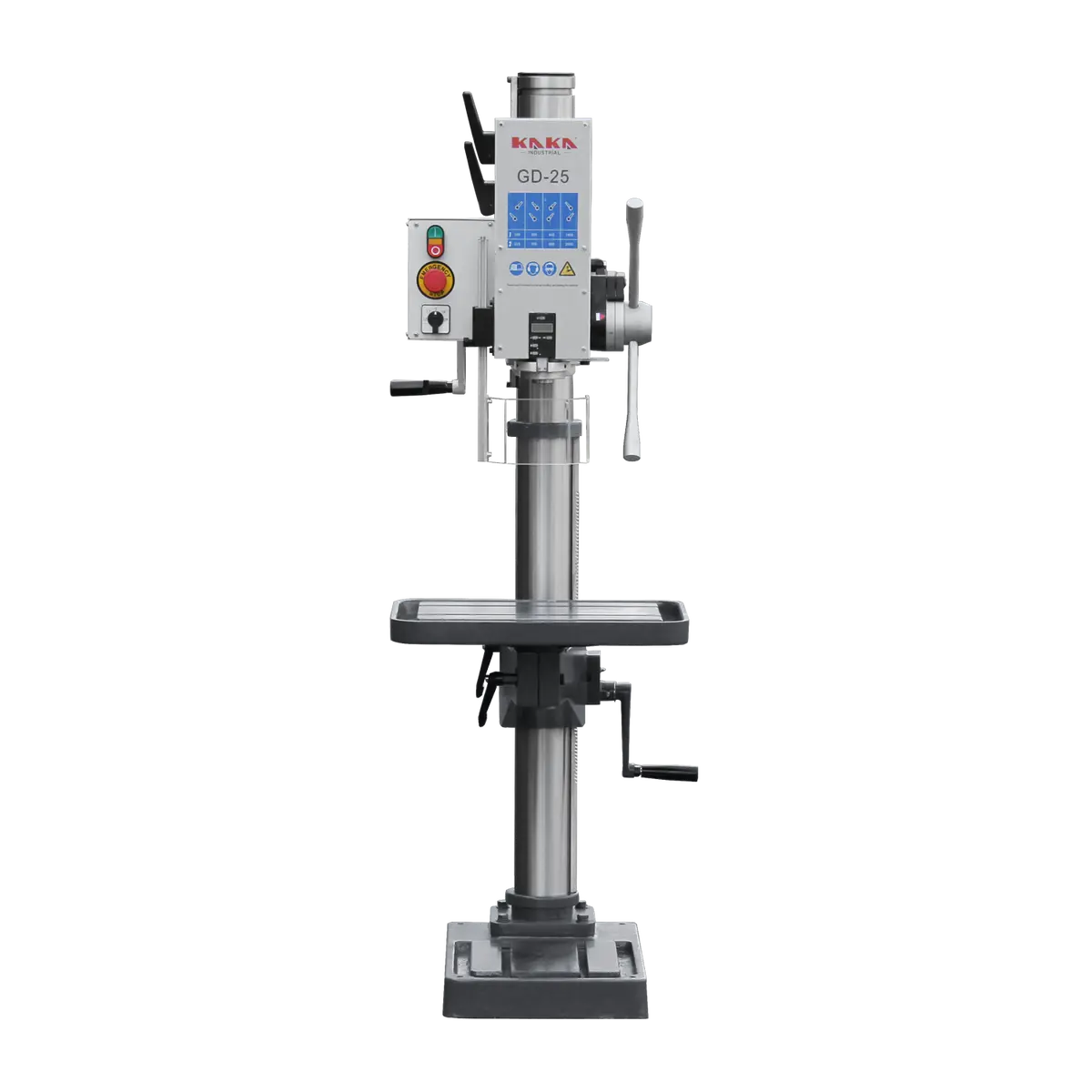 Industrial Grade Pedestal Drill Press Gd-25, Gear Head Vertical Drill, 25Mm Drilling Capacity, 415V Motor Drill Press 1