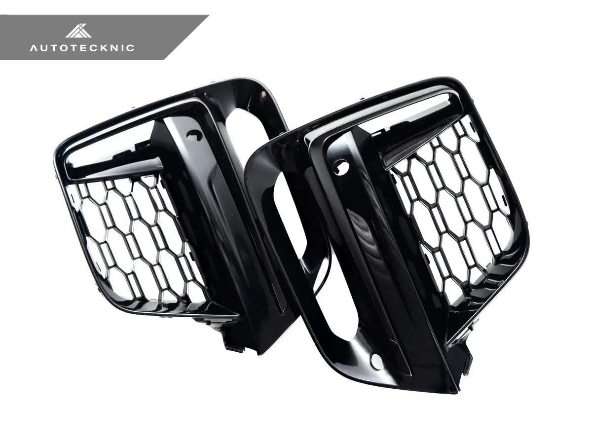 Autotecknic Gloss Black Lower Grille Trim Set - G01 X3 | G02 X4 M40i Pre-Lci 2