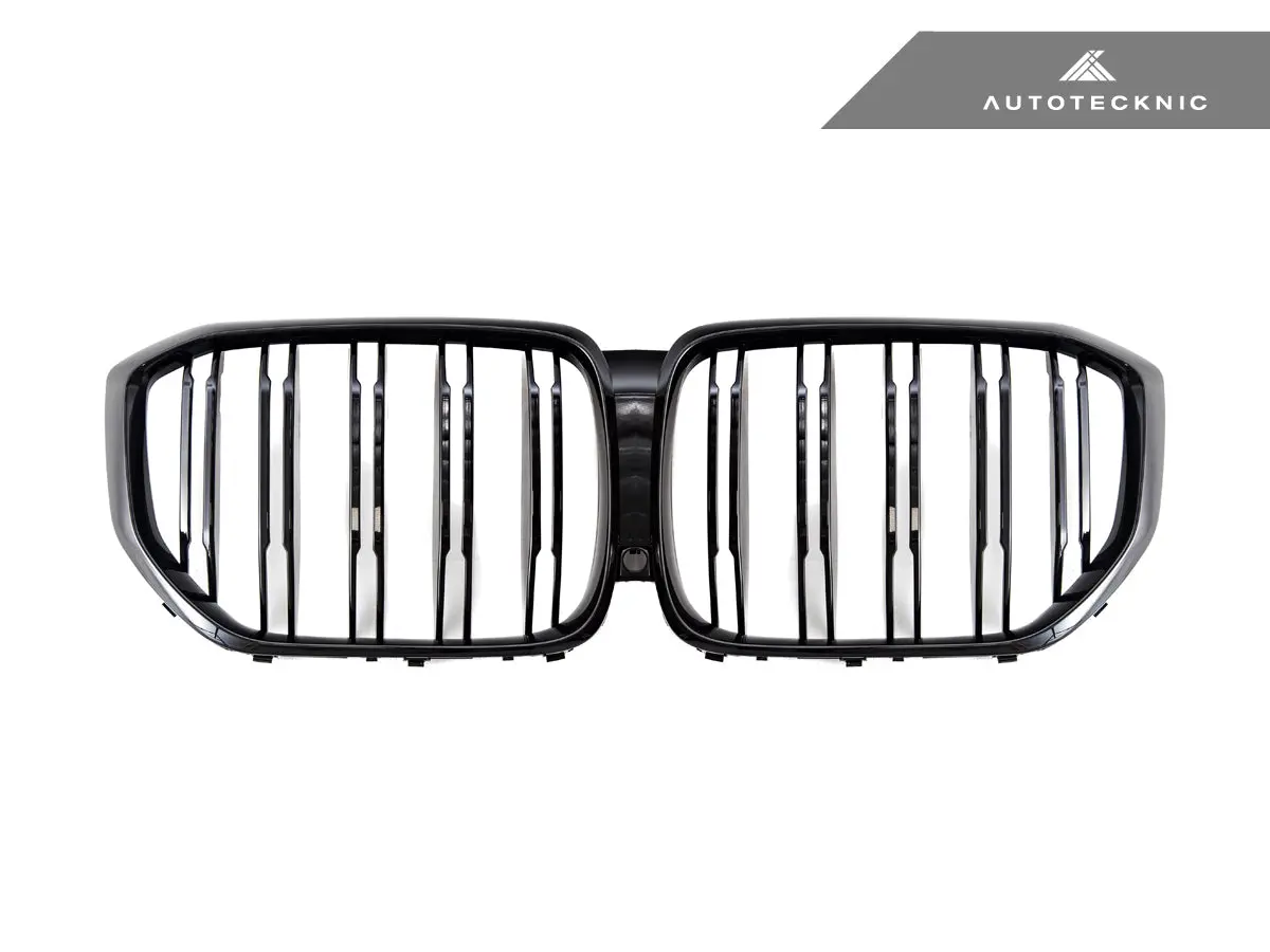 Autotecknic Dual-Slats Gloss Black Front Grille - G05 X5 Pre-Lci 1