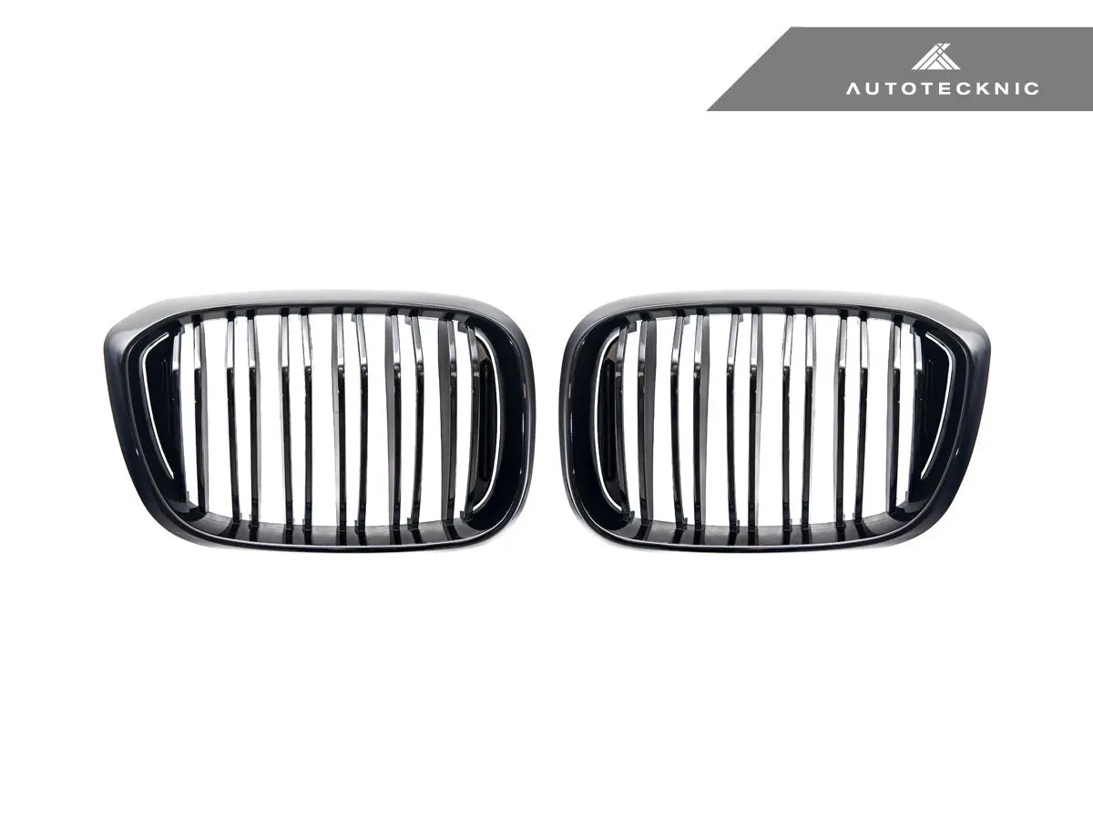 Autotecknic Dual-Slats Gloss Black Front Grille Set - G01 X3 | G02 X4 Pre-Lci 1