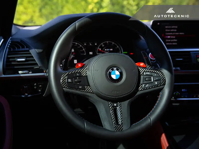 Autotecknic Carbon Alcantara Steering Wheel Trim - G05 X5 | G06 X6 | G07 X7 4