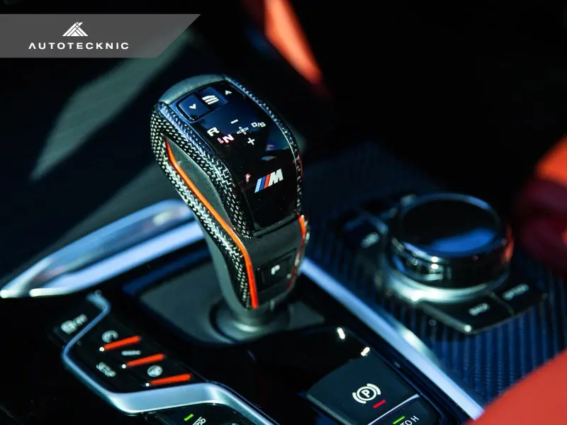 Autotecknic Carbon Fiber Gear Selector Side Covers - F90 M5 2