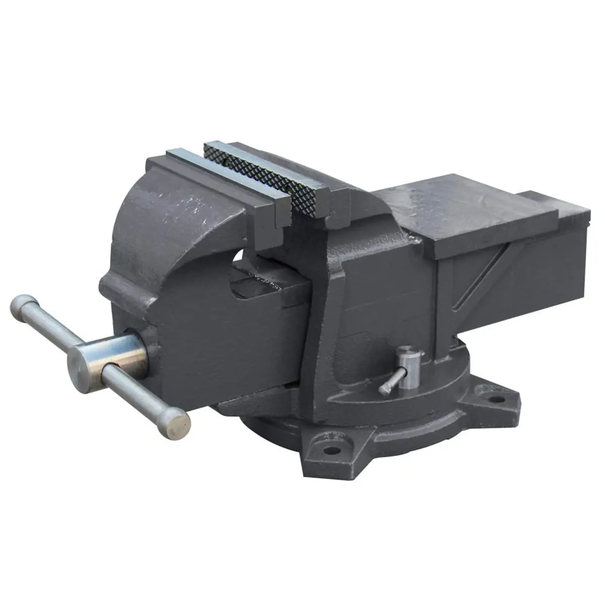 Professional 150Mm Bench Vice His-150, Heavy Duty Swivel Base With Large Anvil 1