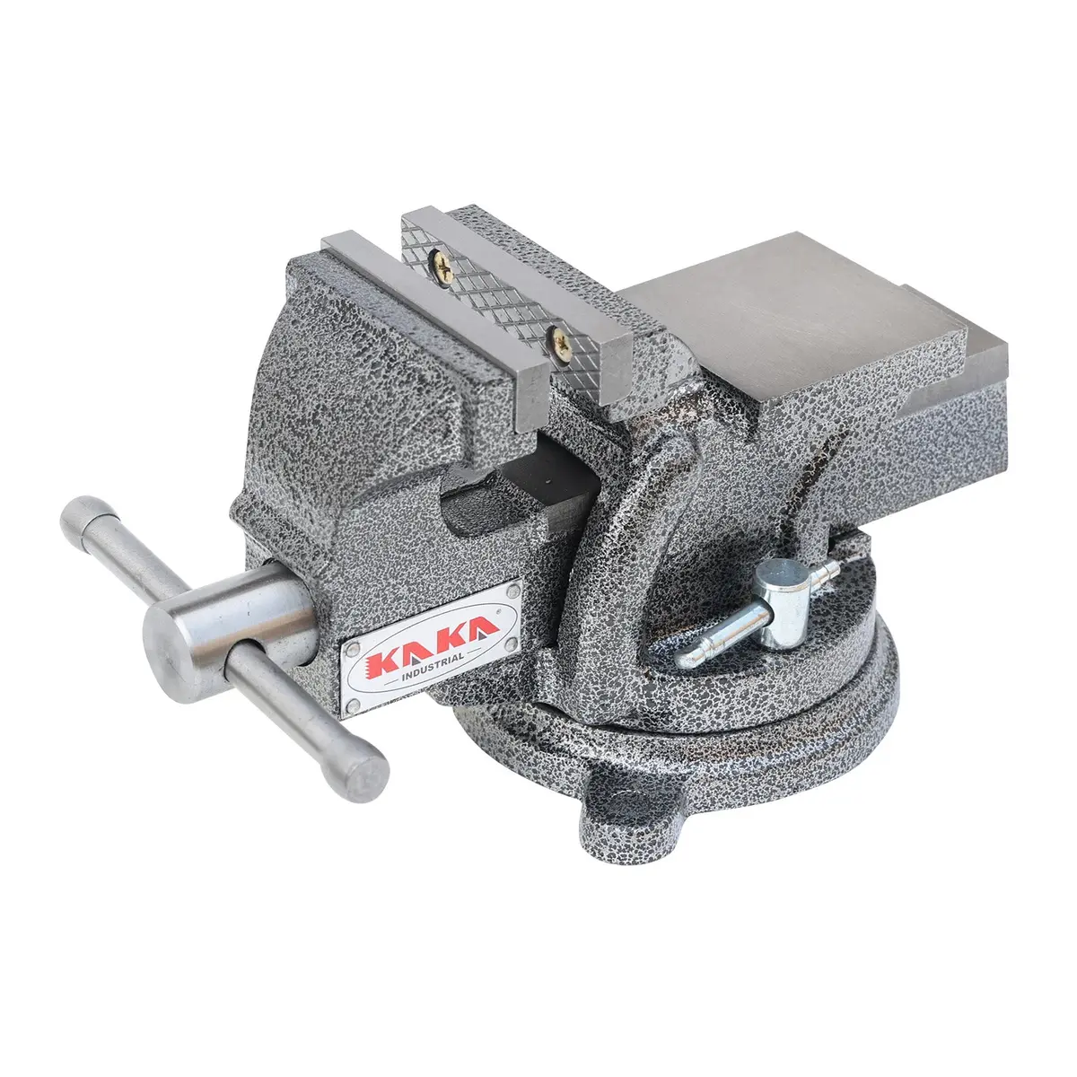 Heavy Duty Swivel Base Bench Vice With Anvil Hps-75, 75 Mm Width Changeable Jaws 1