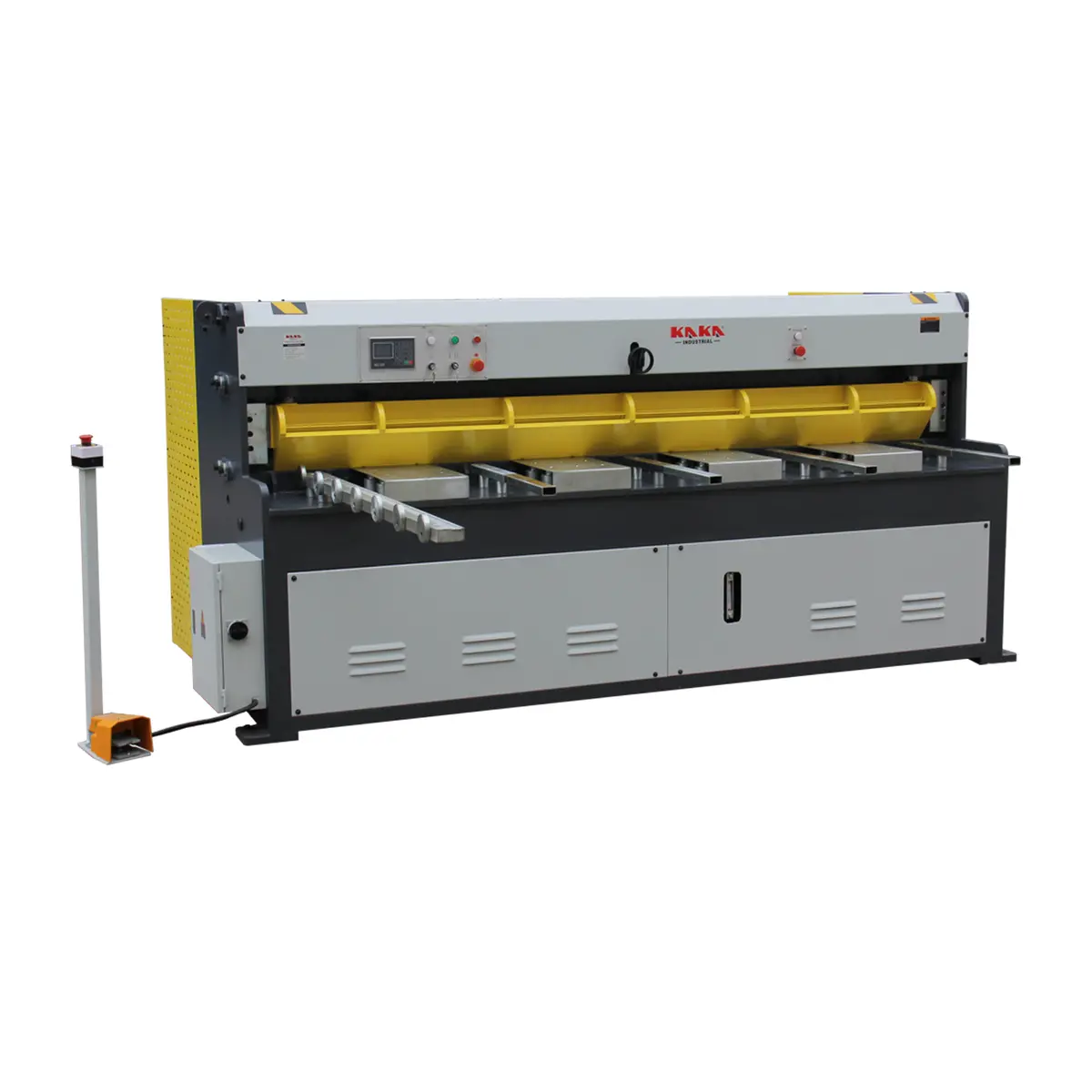 Hydraulic Guillotine Shear Hq11-9809B With Electrial Back Gauge, Nc89 Controller, Motorized Sheet Metal Cutting Machine 2