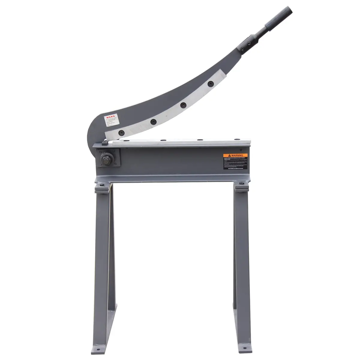 Manual Guillotine Hs-20 Guillotine Metal Shear, 500Mm Bed Width, 500X1.5Mm Metal Shear With A Stand For Sheet Metal Fabrication Plate Cutting Cutter 1
