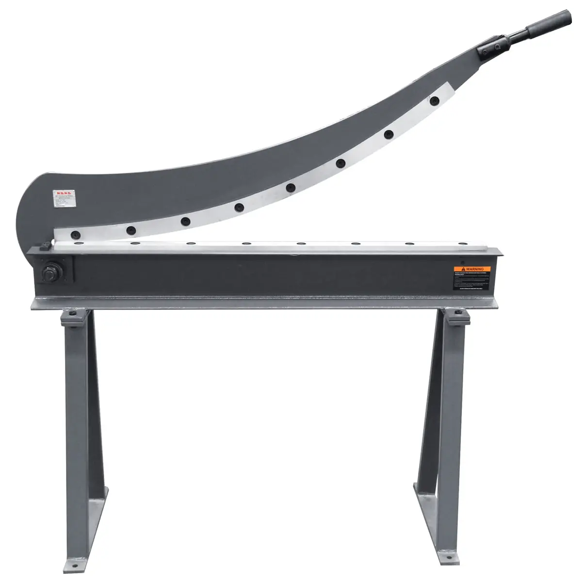 Hand Guillotine Hs-40, Guillotine Metal Shear, 1000Mm Bed Width, 1.5Mm Thick Metal Shear With A Stand For Sheet Metal Fabrication Plate Cutting Cutter 1