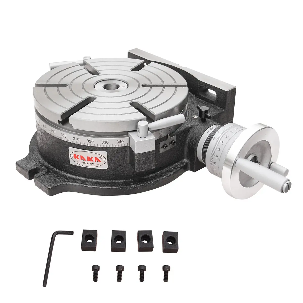 250 Mmhorizontal And Vertical Rotary Table Hv-10, Milling Accessory, Work Holding Device 1