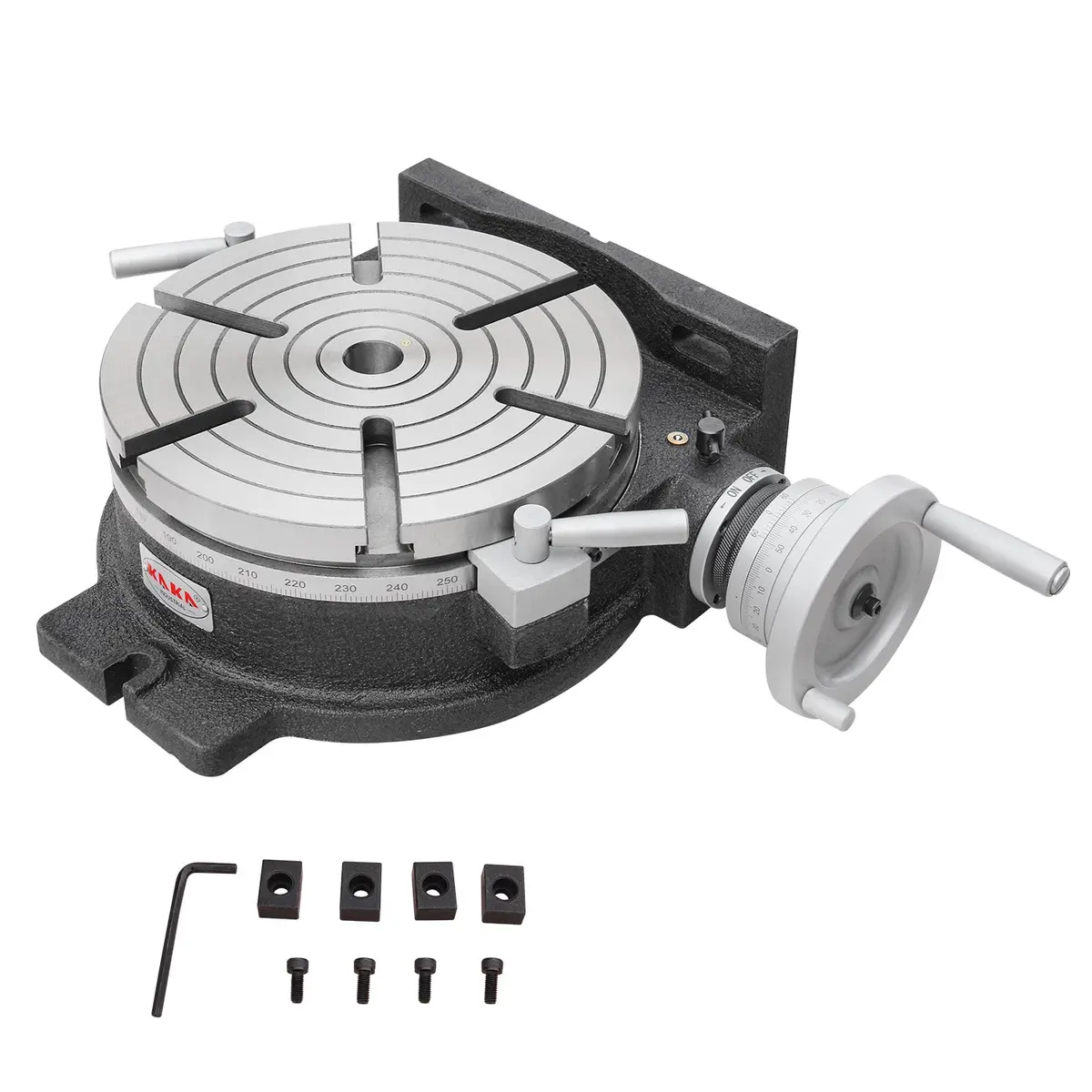 Hv-12 Horizontal And Vertical Rotary Table, 300 Mm Table Dia. For Milling Machine, Milling Accessories 1