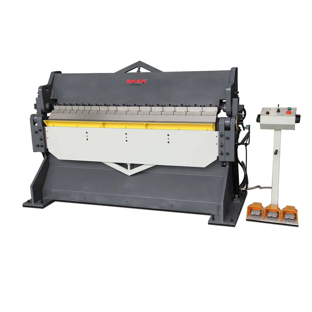 Hydraulic Panbrake Folder Hw-7210, 1830X3.5 Mm Mild Steel Plate Folding, Pan Brake Folder 2