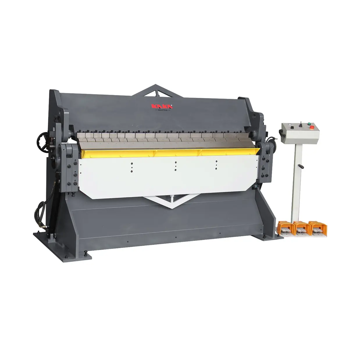 Hydraulic Panbrake Folder Hw-7210, 1830X3.5 Mm Mild Steel Plate Folding, Pan Brake Folder 1