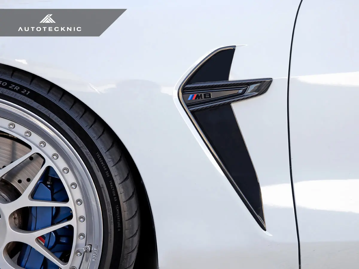 Autotecknic Dry Carbon Fiber Fender Trim - F9x M8 1