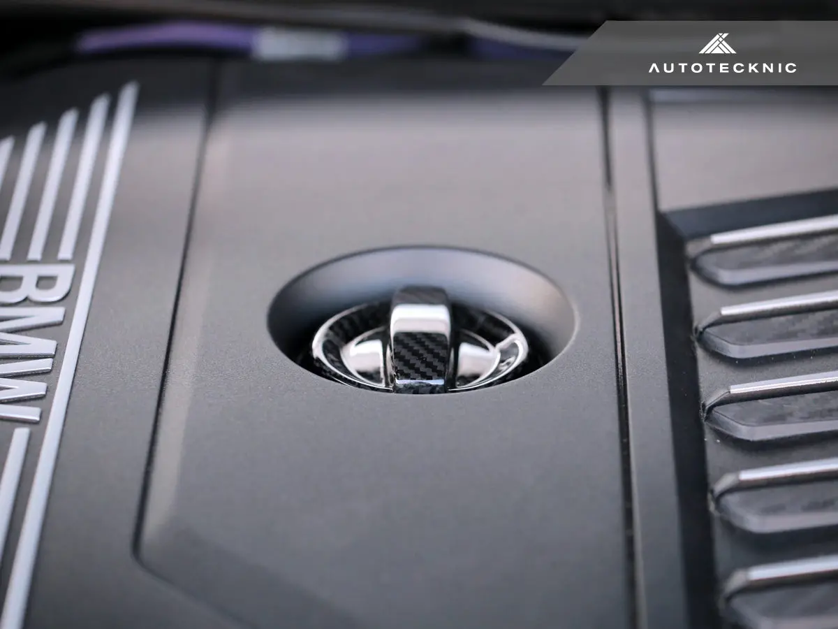 Autotecknic Dry Carbon Competition Oil Cap Cover - G11/ G12 7-Series 3