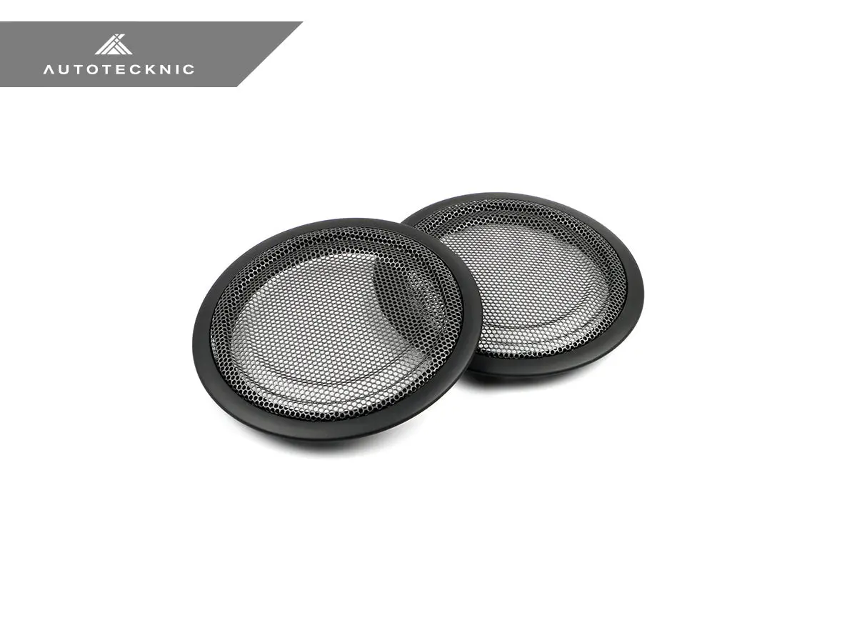 Autotecknic Door Panel Speaker Mesh Cover Set - Bmw F-Chassis 4