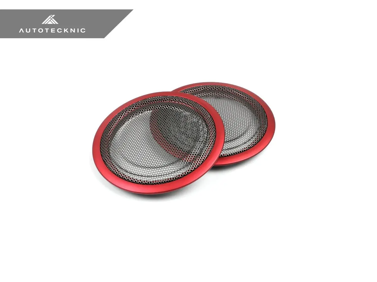 Autotecknic Door Panel Speaker Mesh Cover Set - Bmw F-Chassis 7
