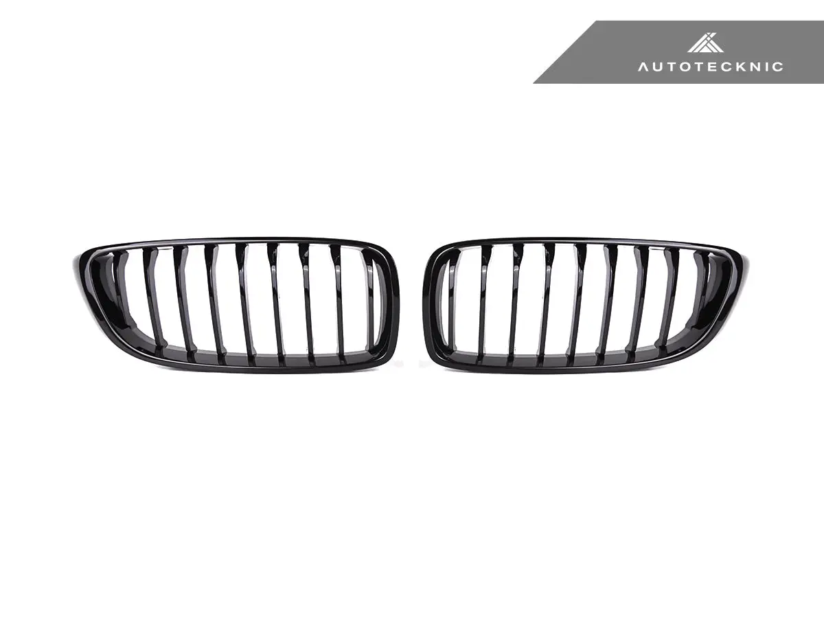 Autotecknic Gloss Black Front Grille Set - F32/ F36 4-Series 1