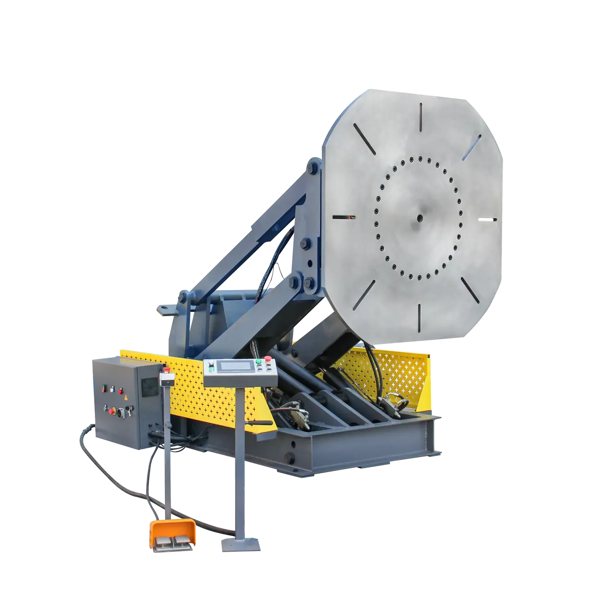 Pre-Order! Kang Industrial Wph-4500R 3-Axis Hydraulic Welding Positioner, 4500 Kg Loading Capacity, With Lift, Tilt & Rotate 1