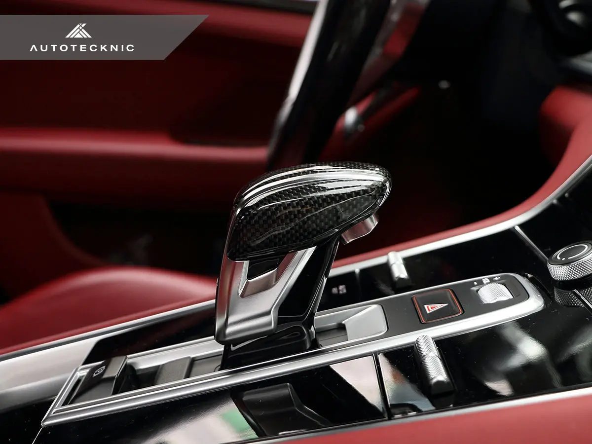 Autotecknic Carbon Fiber Exclusive Design Shift Lever - Porsche 971 Panamera | 9Y0 Cayenne 2