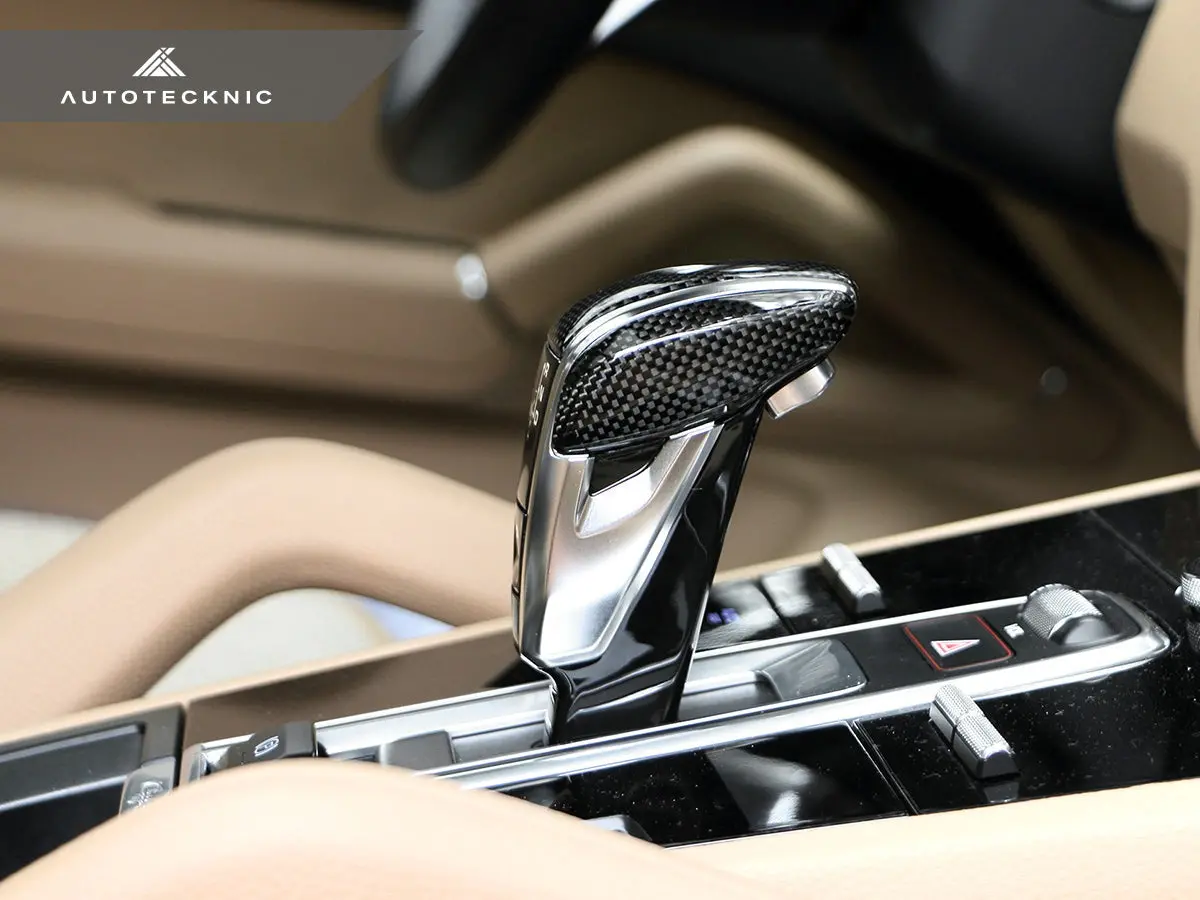 Autotecknic Carbon Fiber Exclusive Design Shift Lever - Porsche 971 Panamera | 9Y0 Cayenne 5