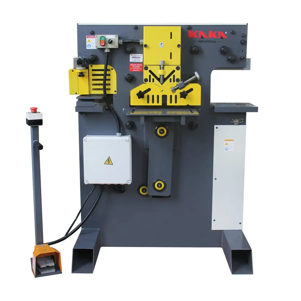 60 Tonne Hydraulic Ironworker M-60, 4 Workstations For Punching, Shearing, And Notching 1