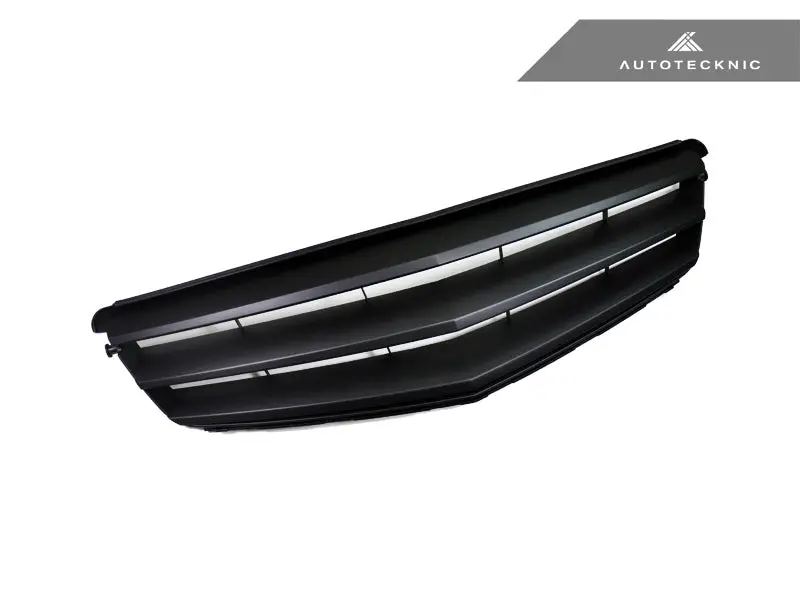 Autotecknic Stealth Black Front Grille - Mercedes Benz W204 C-Class Sedan (2008-2013) 1